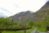 The view from the Flåm Hostel