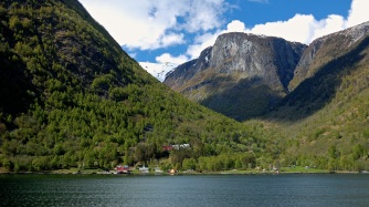Fjordside village