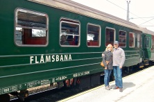 Ready to board the Flåmsbana Train