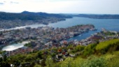 Here's Bergen in all its glory as seen from atop Mount Floyen.