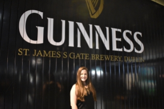 Haley at the Guinness Storehouse Museum
