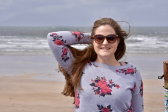 Haley at the Inch Strand Beach, Dingle Peninsula