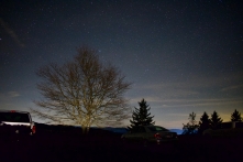Photographing Stars at the Newfound Gap Parking